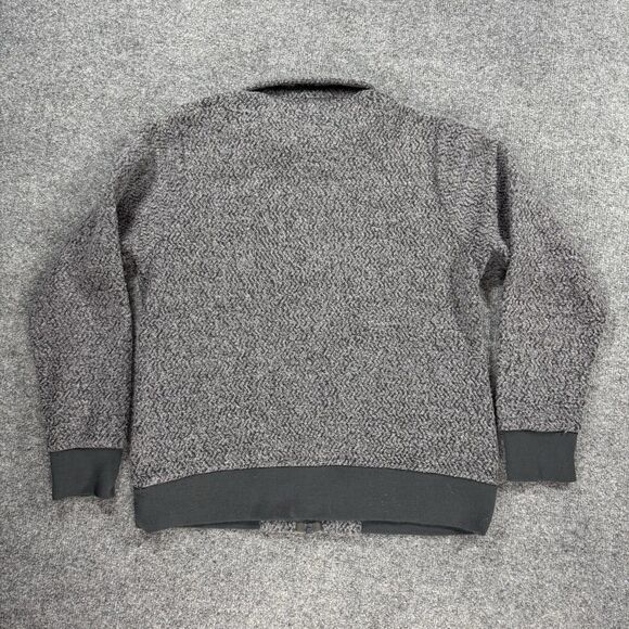 Patagonia Jacket Mens Medium Gray Woolyester Fleece Full Zip Forge Grey STY26935 - Picture 3 of 7